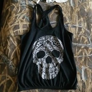 Skull tank top